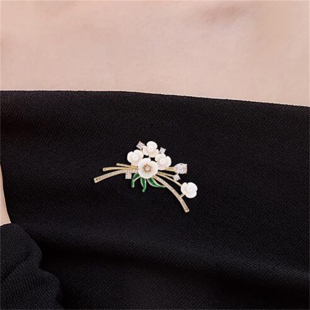 Broche de aleación, Chal Creativo para Mujer, Ramo de Solapa, Ramillete, Camisa Decorativa, 5,8 cm, Cuello, Hecho en China.
