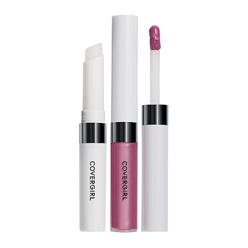 COVERGIRL Outlast - Color de labios para todo el día con capa superior, lila luminoso