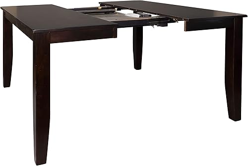 Miniatura 4 de Juego de comedor de altura de mostrador de estilo casual 5 piezas mesa de altura de mostrador y 4 sillas de altura de mostrador muebles de madera