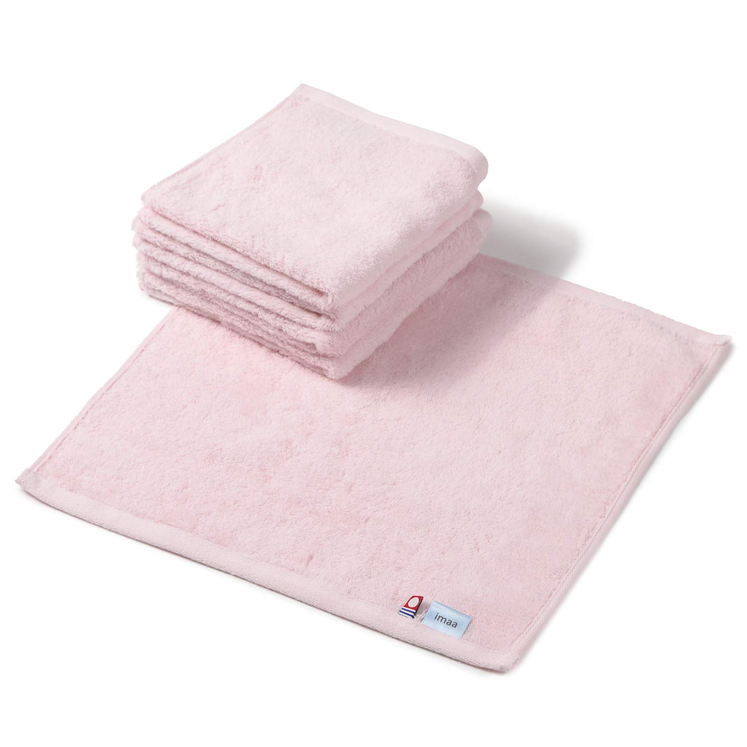 Imabari Towel Certified Hand Towel Set of 5 Pink Cotton Made in Japan