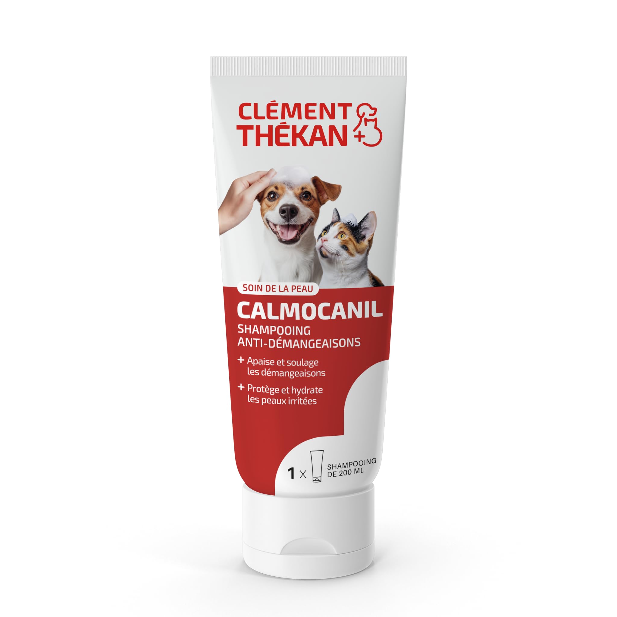 Clément Thékan Shampooing Calmocanil Anti-démangeaisons Chiens Chats 200mL