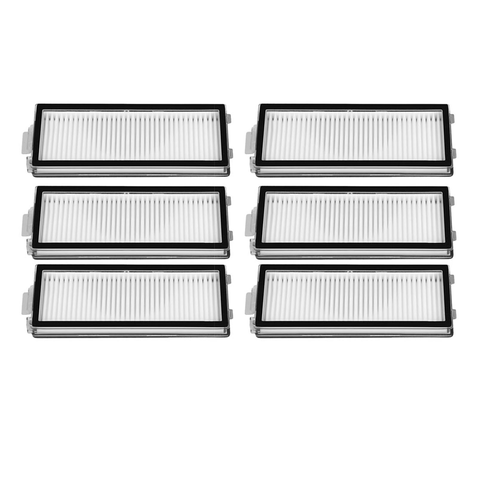 Eezii 6Pcs Filter Replacement，Compatible For Roborock，P10s Pro/V20/Qrevo Master/Qrevo Slim Robot Vacuum Cleaner Filter Accessories