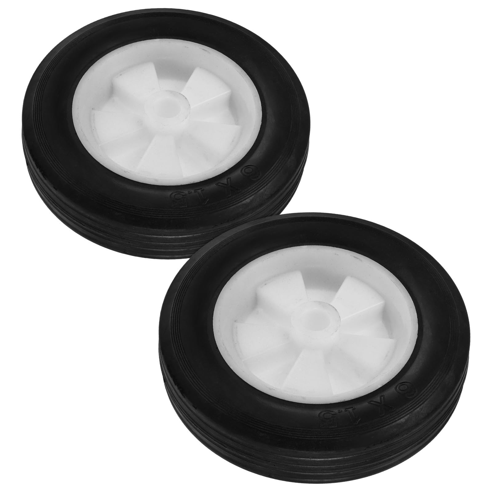 Ruedas de Repuesto para Cortacésped Orificio 13,5mm, 2 Piezas