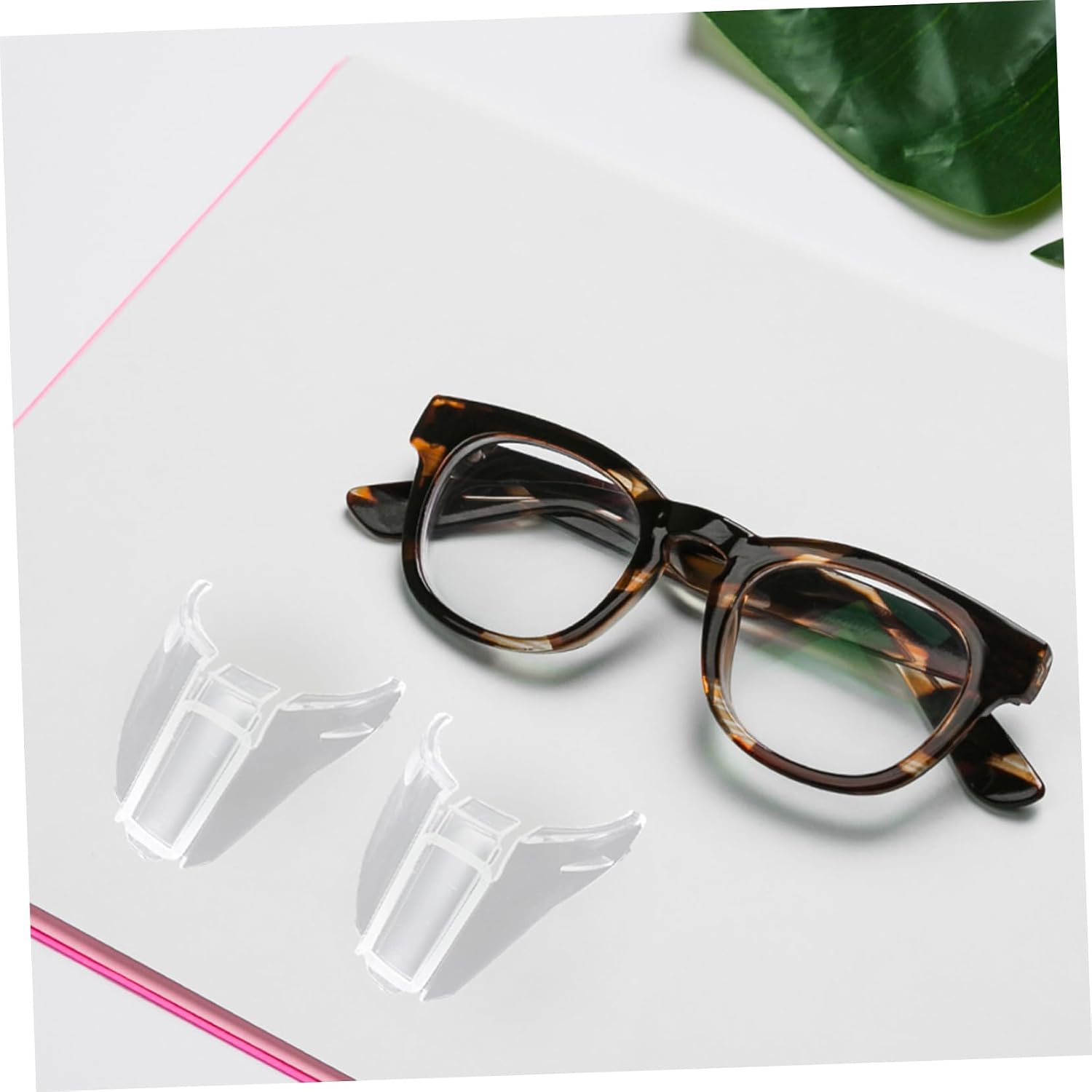 Ciieeo 2pcs Safety Side Shields for Glasses Impact Resistant Reusable Side Shields for Glasses Dust Protection Comfortable Wear Versatile Use