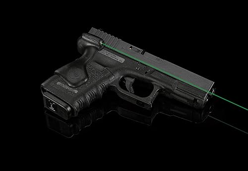 Miniatura 4 de Crimson Trace LG-639 y 639G Lasergrips con láser rojo, construcción resistente y activación instintiva para pistolas compactas Glock, tiro defensivo