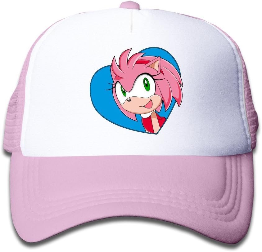 Sonic X Heart Amy Rose Toddler Kid's Snapback Adjustable Mesh Hat