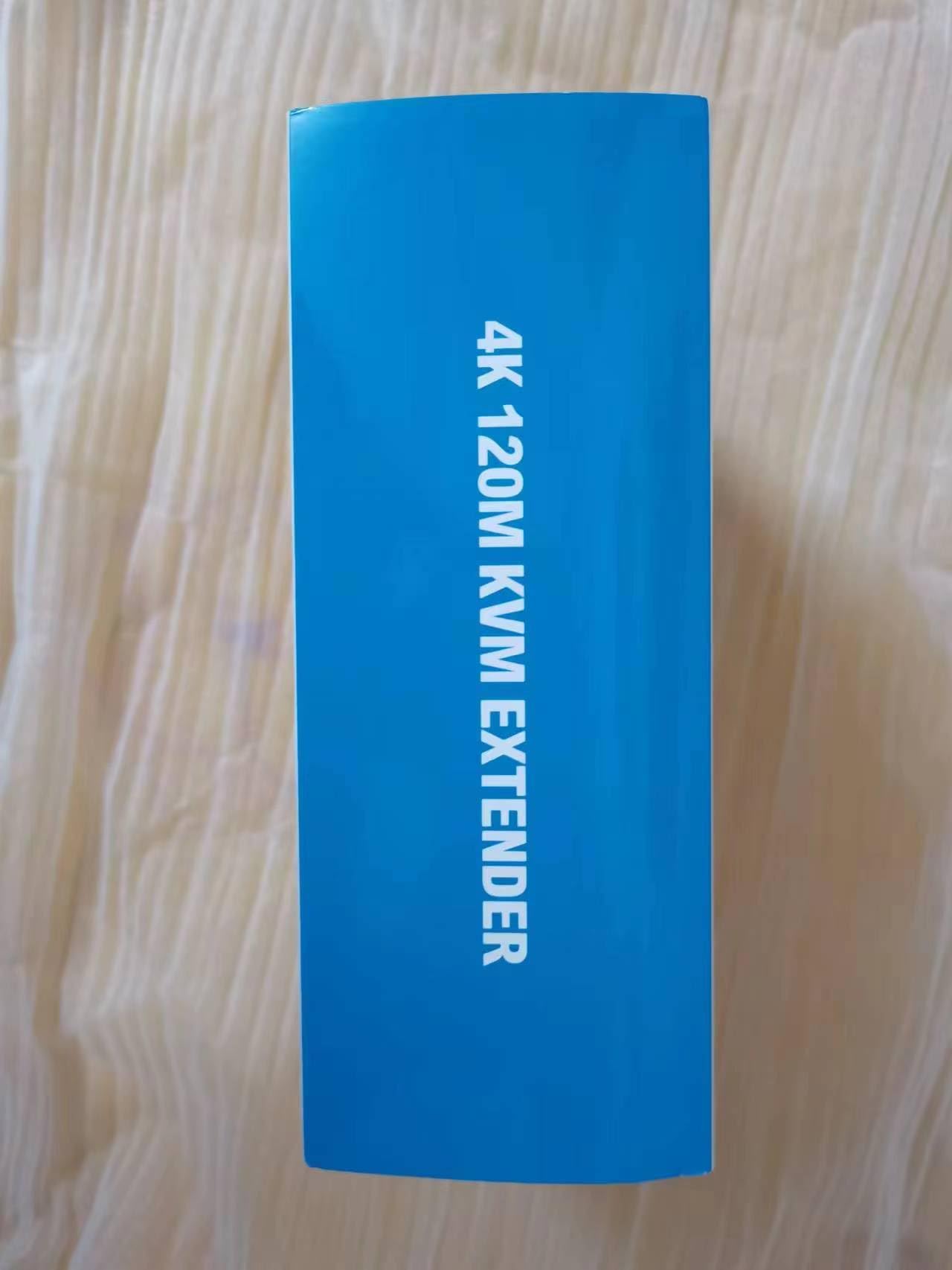 KVM EXTENDER 4K 120M Récepteur KVM HDMI 4K sur câble Ethernet Cat5e/6 120 m HDMI USB Extender Vidéo Audio Récepteur Prise en charge Clavier Souris Bouton-poussoir Noir ON-OFF
