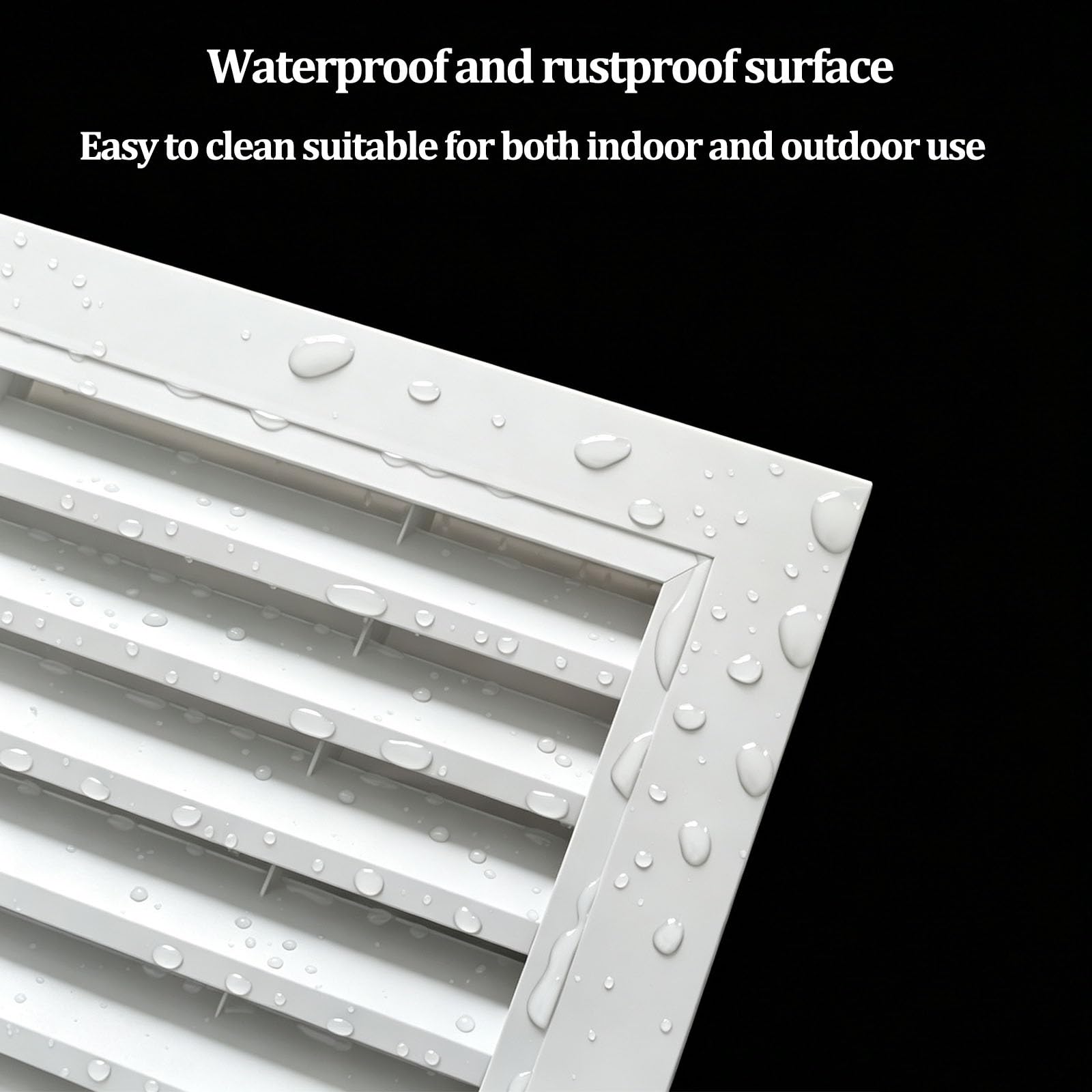 Sistemi di Ventilazione, griglia di aerazione in Alluminio | Griglia di ventilazione a rete per camino, bagno, parete e soffitto(43.5*43.5cm)