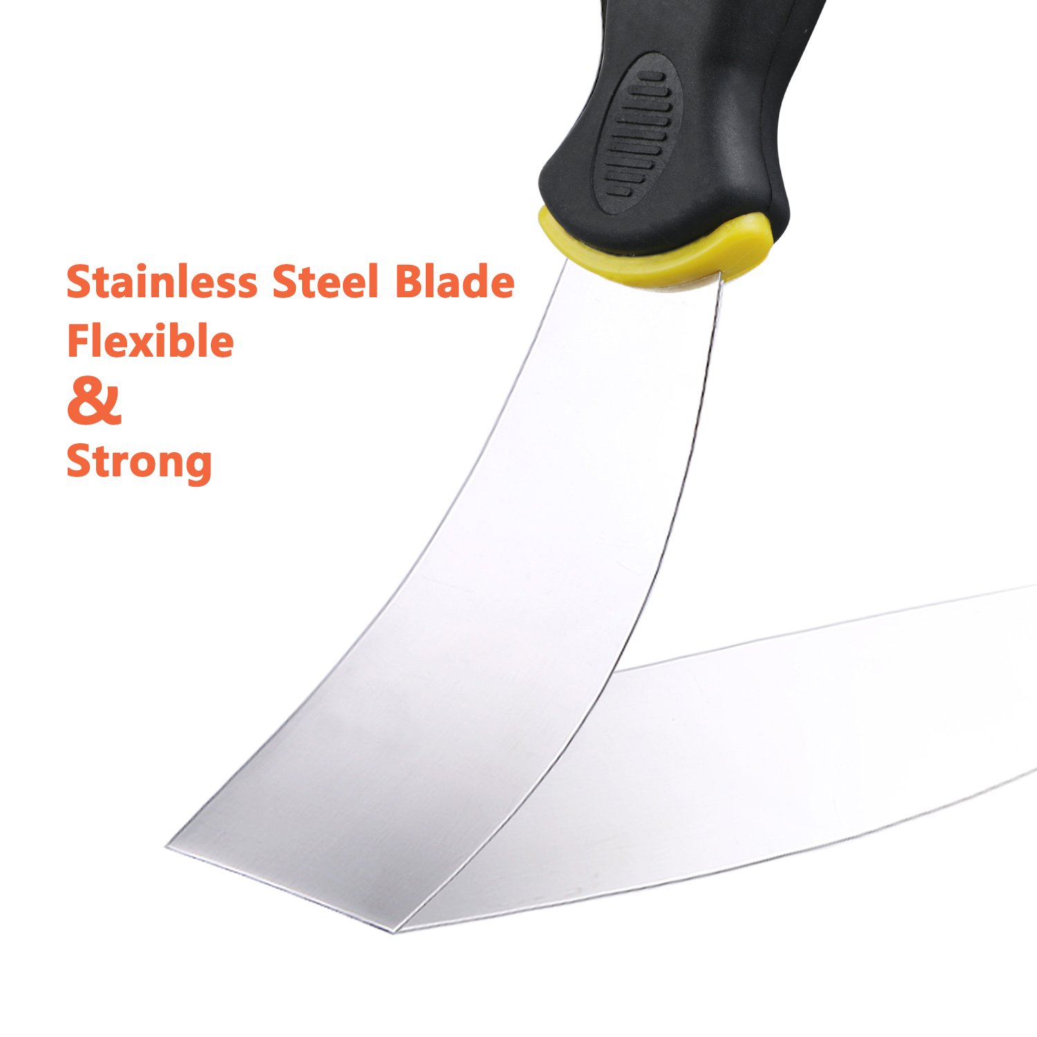 Buy Unime 4 Pieces Stainless Steel Putty Knife Set, Includes 11/2 Inch