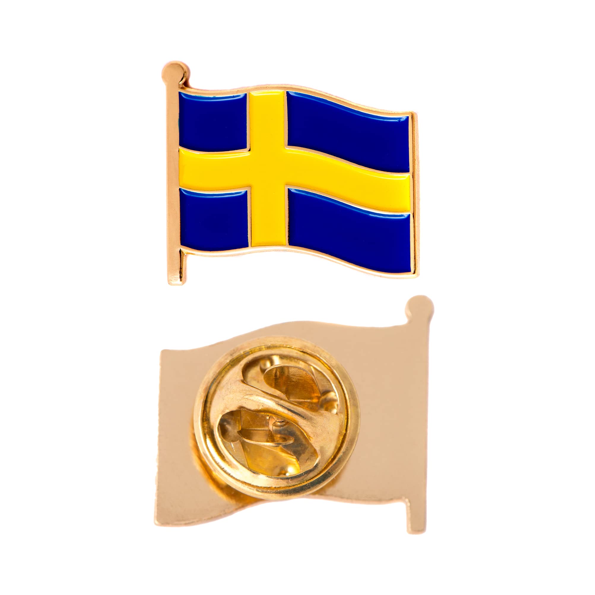 Desert Cactus Sweden Metal Lapel Pin Enamel Finish (Waving Flag Lapel Pin)