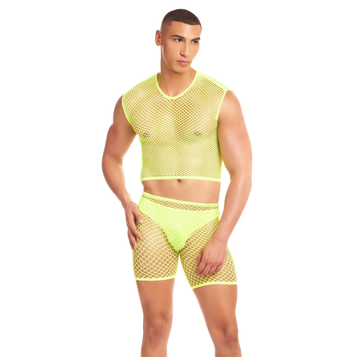 Rainbow Party Conjunto de Lencería Amarillo S/M - Marca EAN: 0196018769395