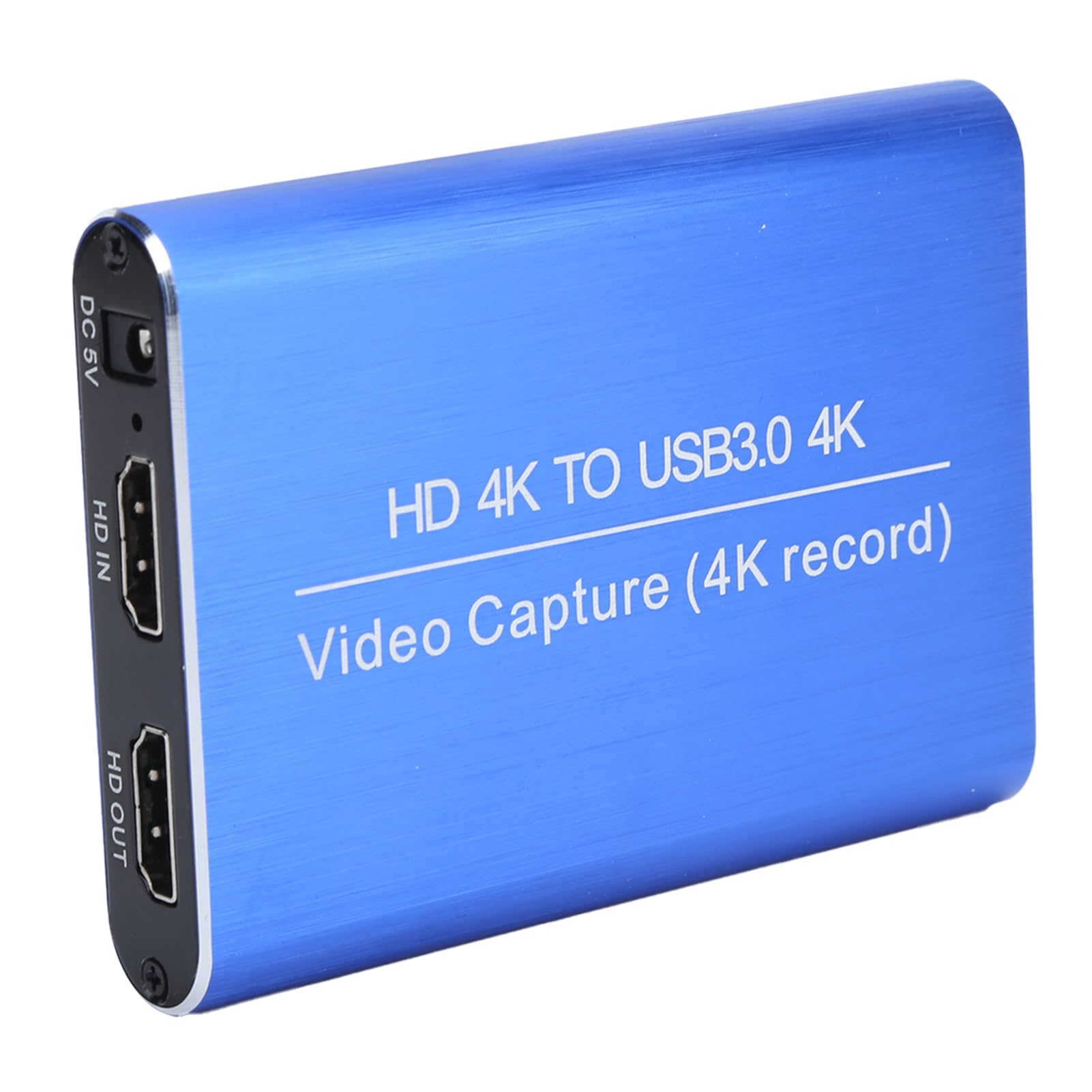 Jeanoko Scatola per Streaming Live per Registrazione di Giochi, Scheda di Acquisizione Video USB 3.0 Ad Alta velocità per Streaming 4K 1080P 60FPS, Ideale per i Giocatori, Leggera e Portatile