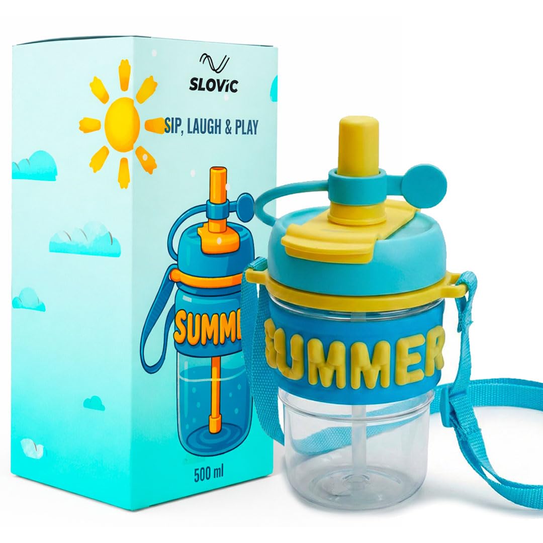 SLOVIC Kids Water Bottle - Jungle Design -9
