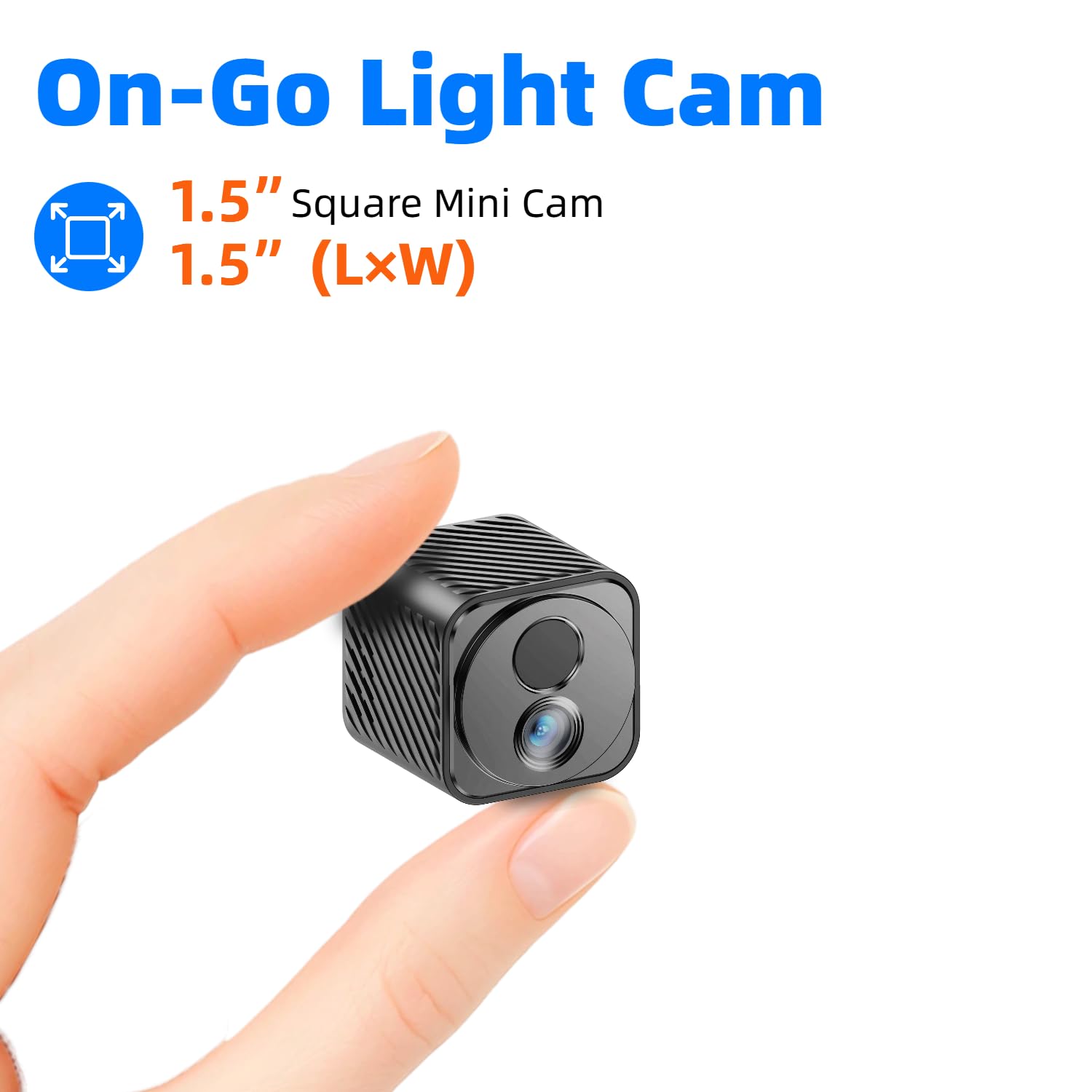 Upgraded Mini Camera 30-Day Battery Life, Wireless Hidden Camera 1080P HD with AI Motion Detection, Auto Night Vision, WiFi Pet, Baby Monitor, Nanny Cam for Home Office Security , Free cloud storage — view 3