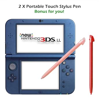 2 Pack 4 ft USB Charging Cable Compatible with Nintendo 3DS / 2DS, Charging Cable for New 3DS XL/New 3DS / DSi/DSi XL, 2 Stylus