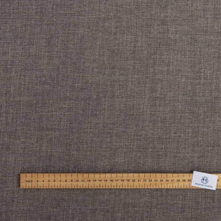 Haaris Imaan Soft Plain Linen Look Upholstery Fabric | Fire Retardant | Fabric by The Per Metre | Curtain, Cushion, Reupholstery, Soft Furnishings, Sofa (Slate Grey)