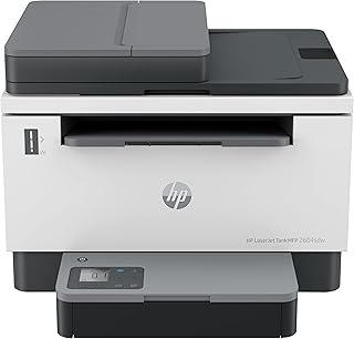 HP LaserJet Tank MFP 2604sdw; Print: Up to 22/23 ppm (A4/Letter); Duplex: Up to 14/15 ipm (A4/Letter); Up to 25,000 pages per month; Print/Copy/Scan; Scan Flatbed with ADF; USB, Ethernet
