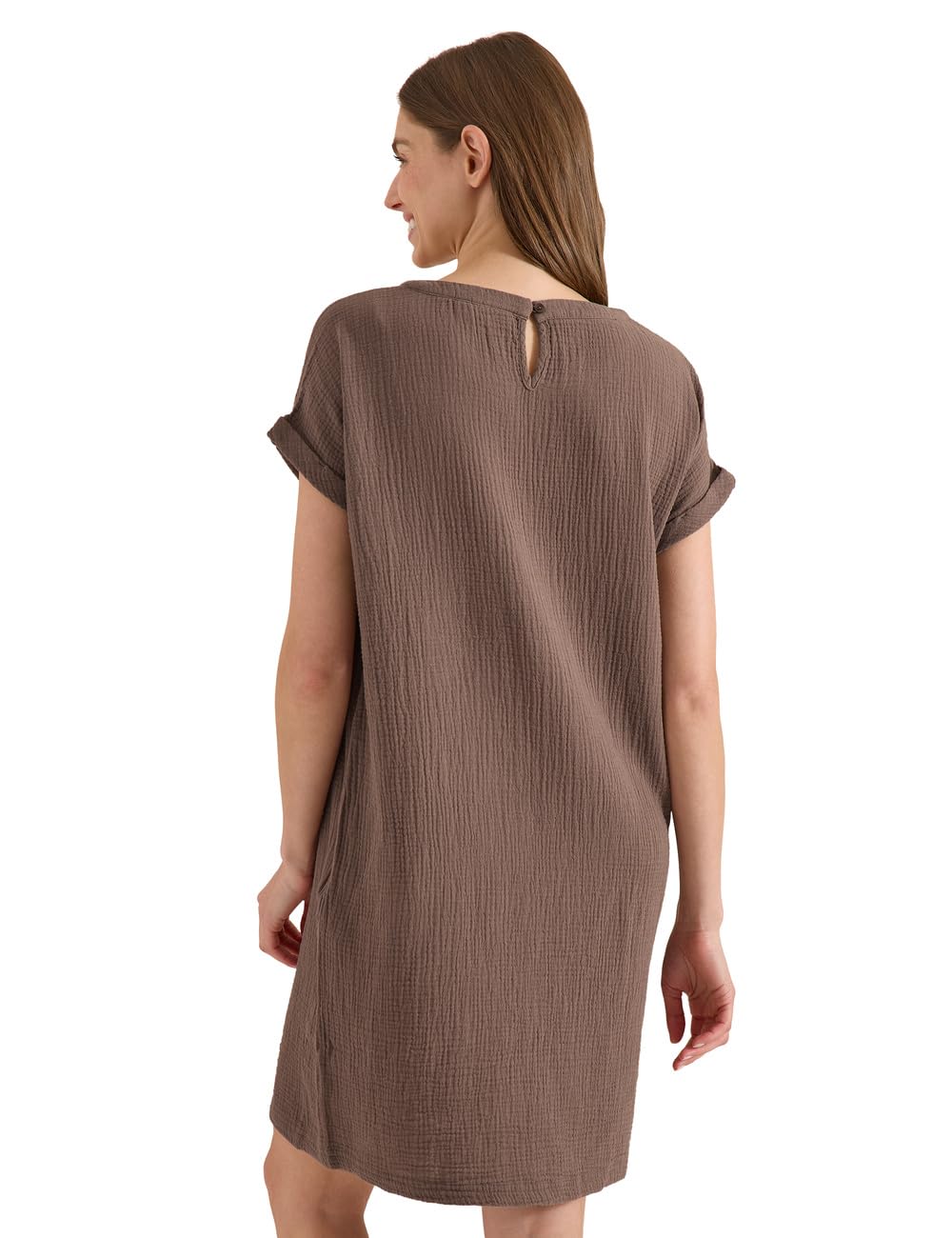 Cecil Musselin Kleid mit Kurzarm