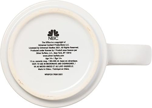 Miniatura 10 de Silver Buffalo The Office Icons and Logo - Paquete de 2 tazas de cerámica, 13 onzas