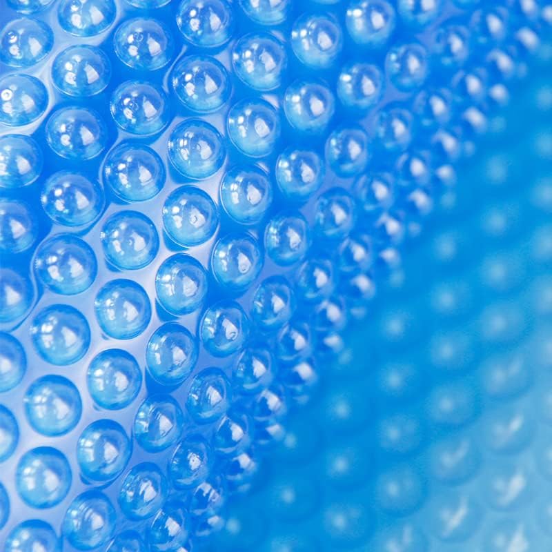 Towallmark18ft x 36ft Rectangle Pool Solar Cover, 300μm Heat Retaining Blanket for In-Ground and Above-Ground Rectangular Swimming Pools