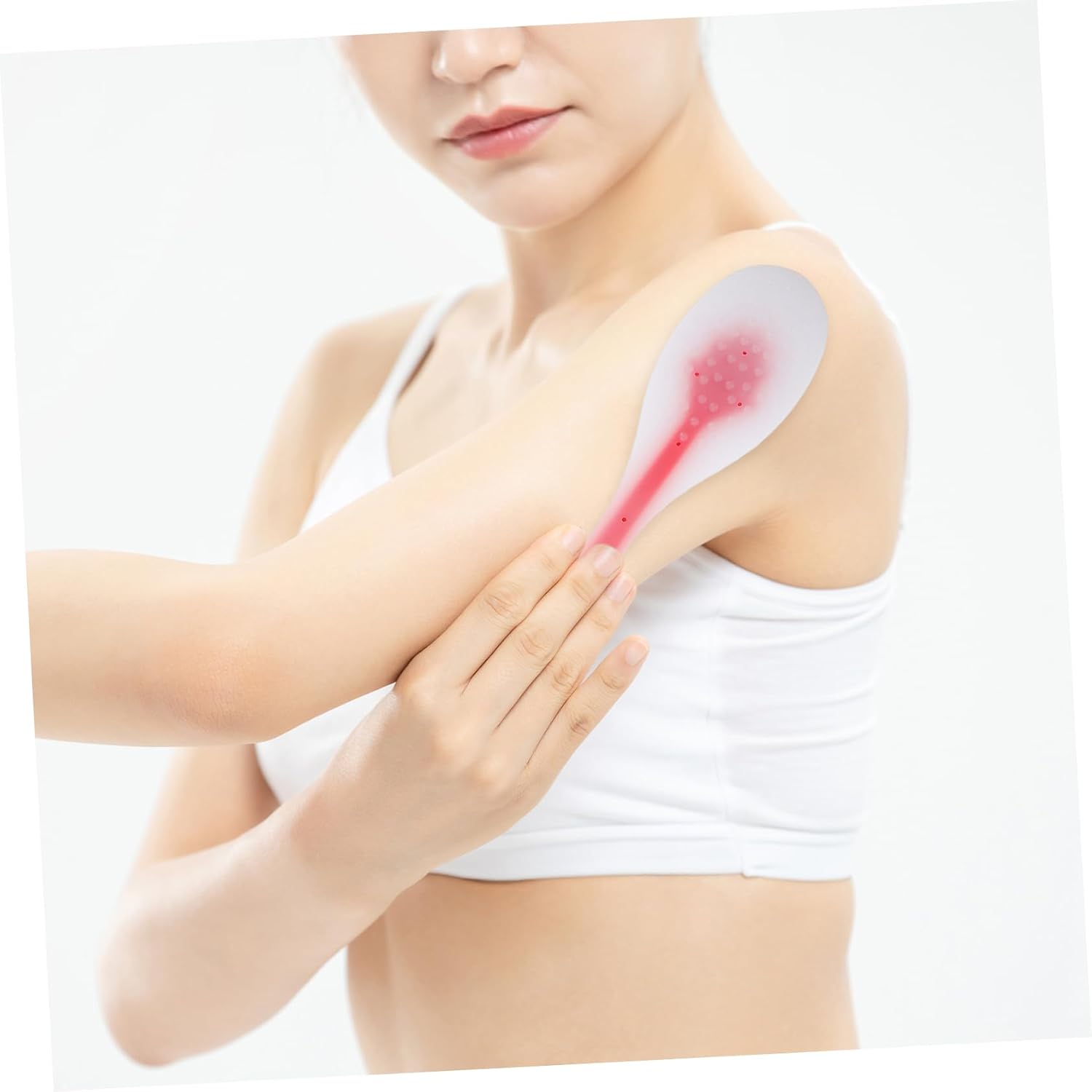 Didiseaon Back Lotion Applicator Tool for Easy Self-Application Gentle Bristles for Comfortable Use Portable Design for Travel for Body Cream and Medicine