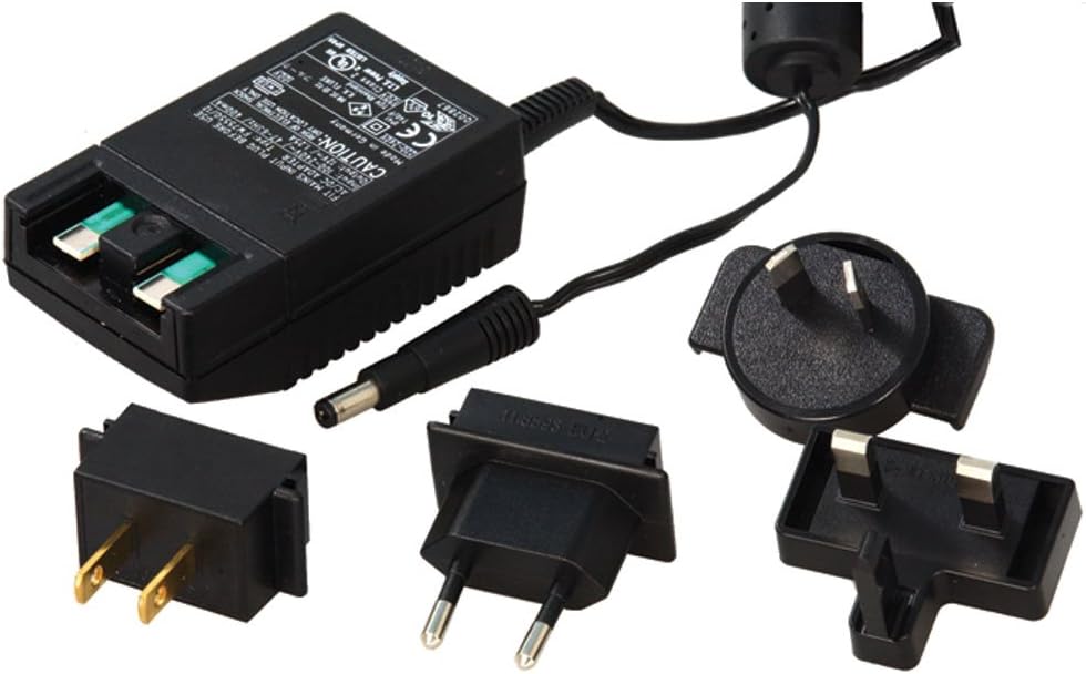 Arndt FW75550/12 Wall Adapter, Power Supply, Regulated Interchangeable Clip, 15 W, 3.4" L x 2" W x 1.3" H