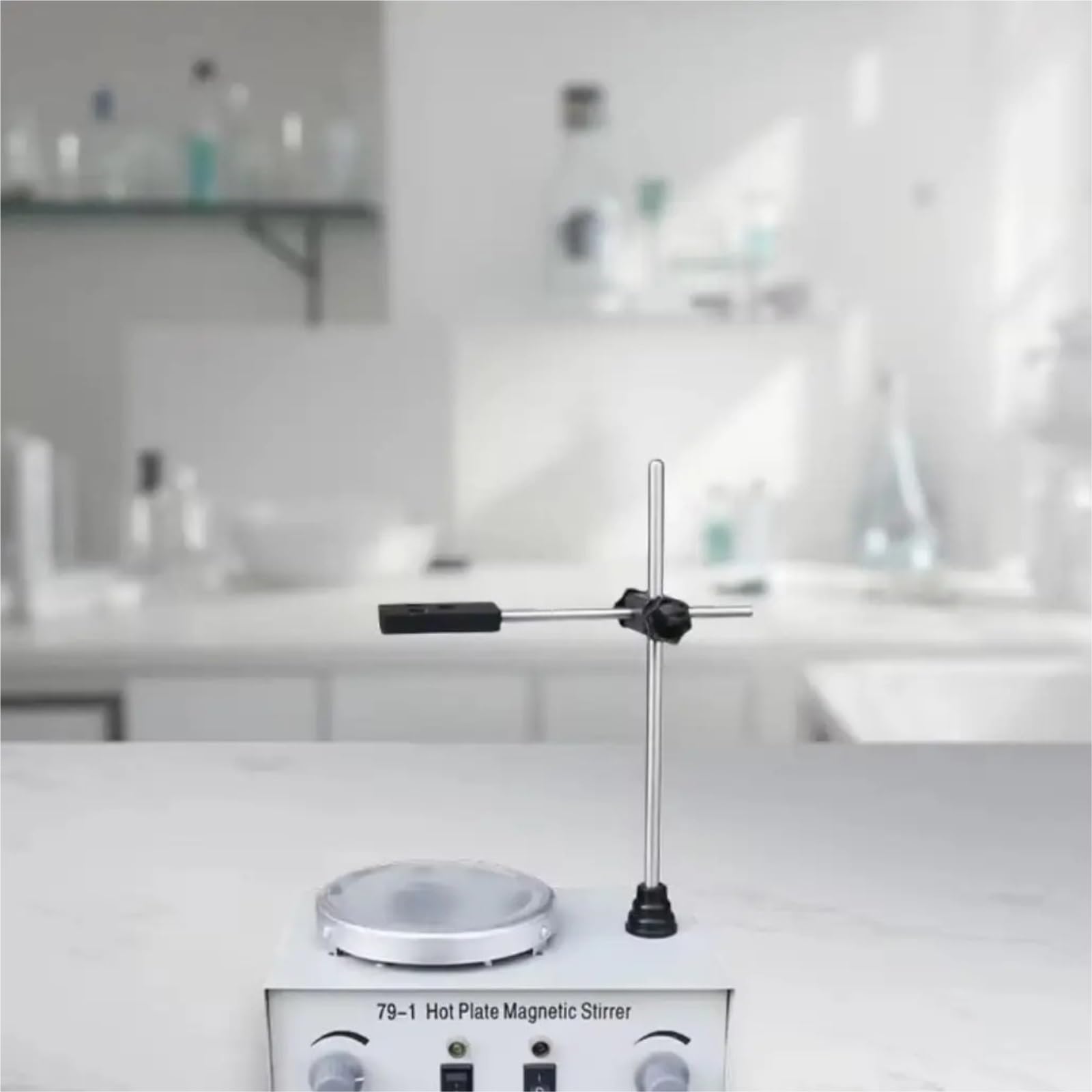 Agitatore automatico, 79-1 Agitatore magnetico riscaldante Piastra da laboratorio a doppio controllo 1000 ml 250 W