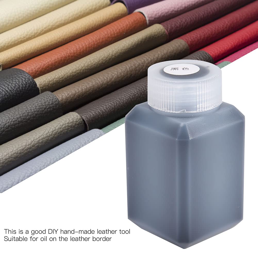 Huile De Bordure En Cuir 60 Ml – Conditionneur, Scellant Et Réparateur Pour Sacs, Vêtements – Bricolage Cuir – 7 Couleurs Disponibles