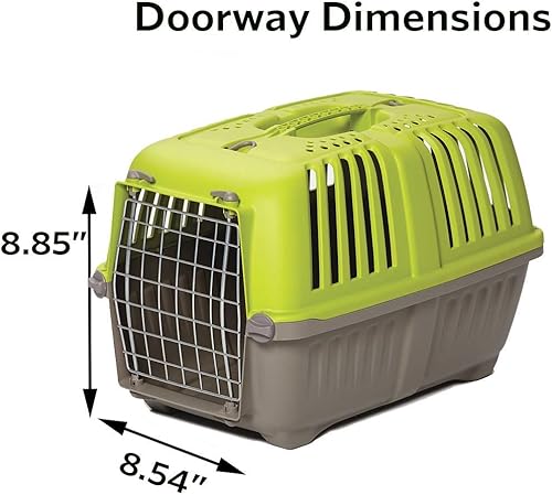 Miniatura 3 de MidWest Homes for Pets Spree Transportador de Viaje Transportador de Lados Rígidos para Perros y Gatos, Jaula de Viaje para Mascotas Pequeñas con
