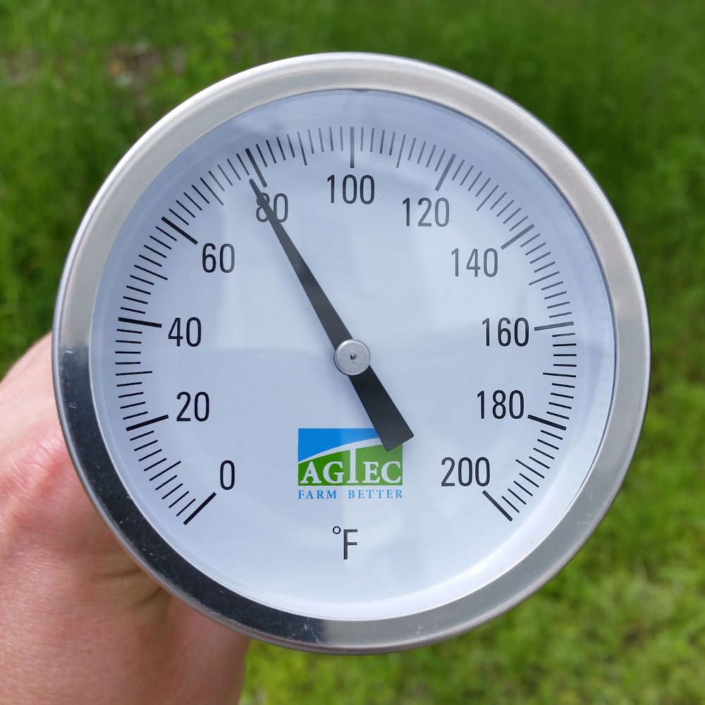 Heavy Duty Fast Response Compost Thermometer 36in (0-200°F)