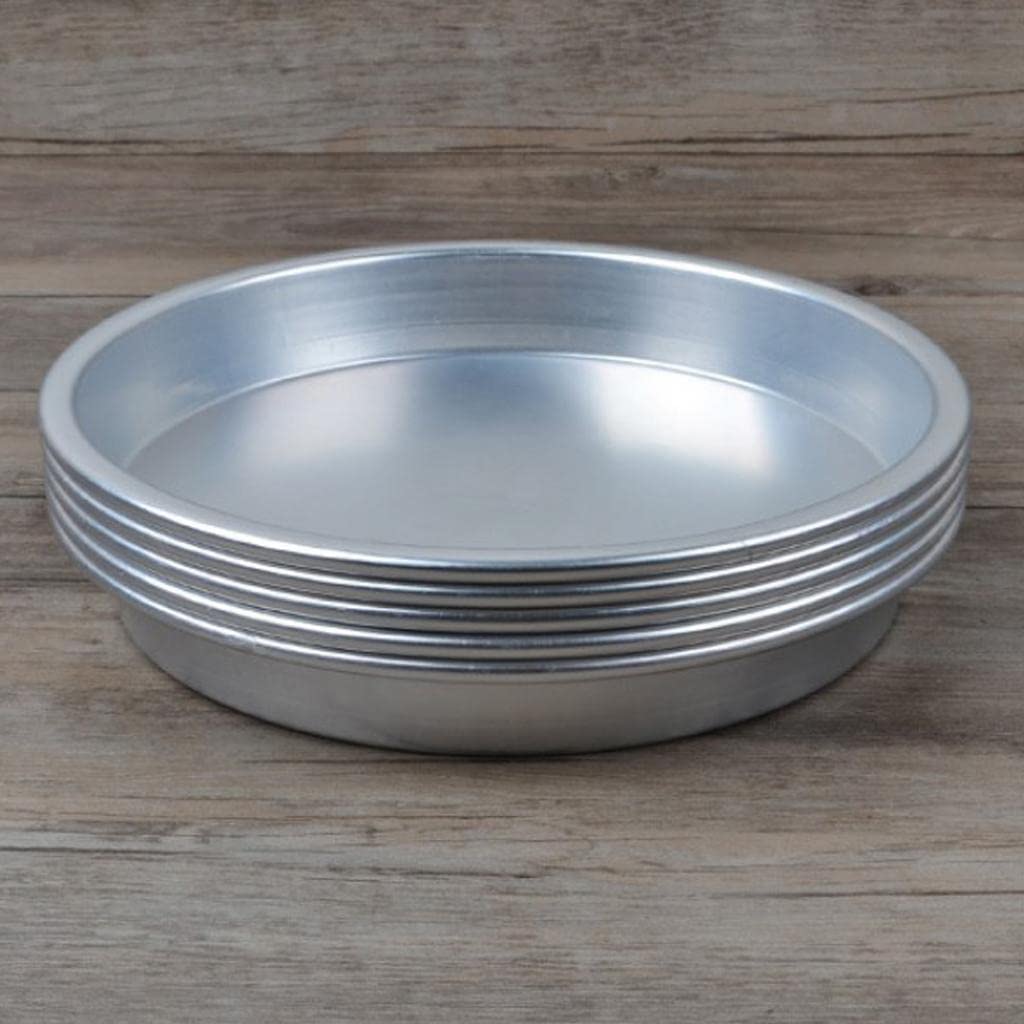 Juego de 5 platos de camping al aire libre | Recipiente de aluminio para alimentos para barbacoa | Apilable y peso | Bandeja de picnic para senderismo y viajes