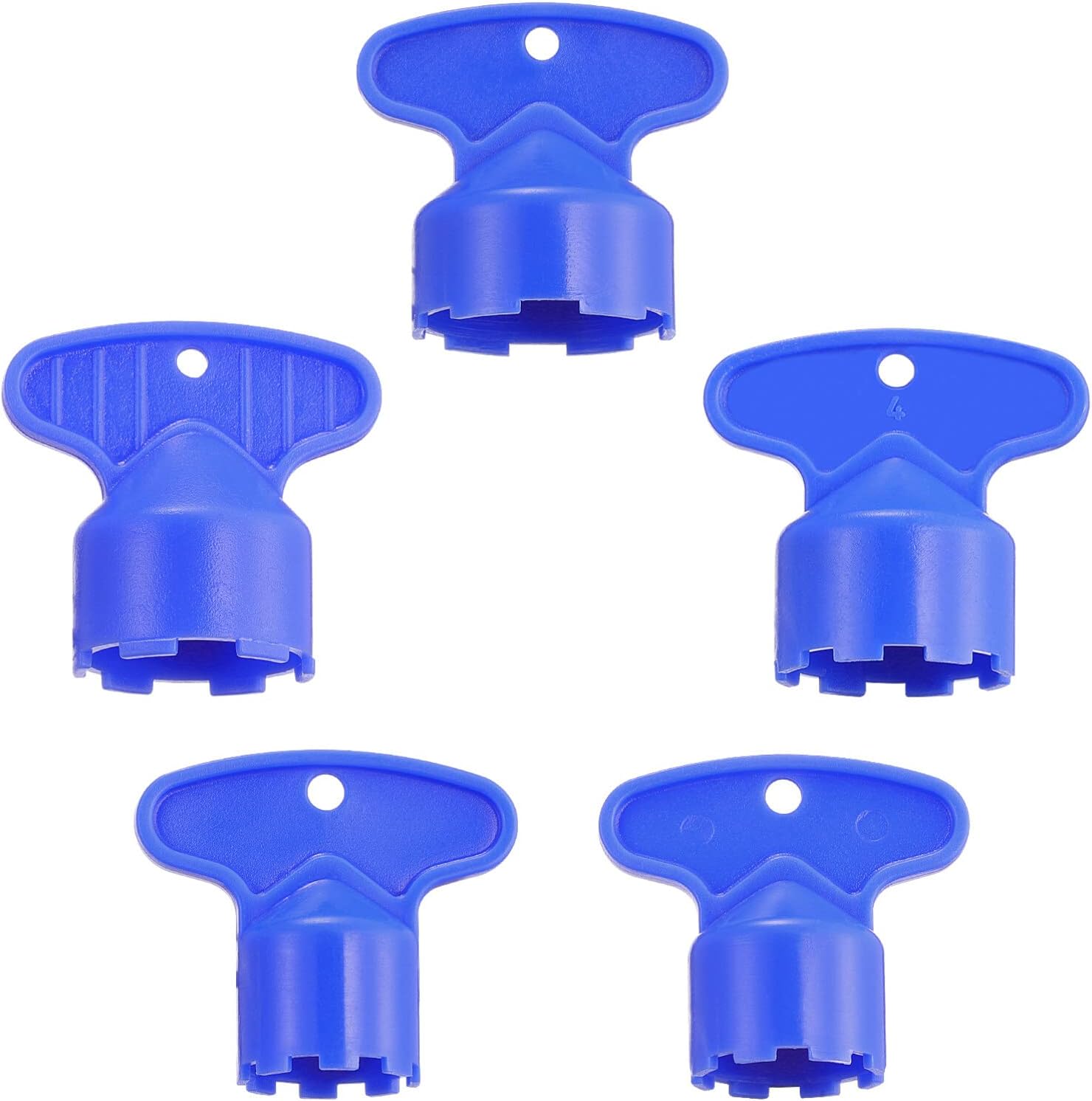 DOITOOL 5pcs Faucet Aerator Wrench Tool Faucet Aerator Removal Keys Durable for Smooth Water Flow Restoration