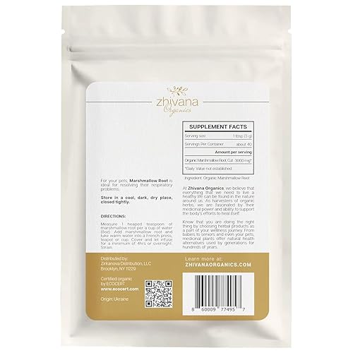 Miniatura 54 de Zhivana Organics - Té orgánico de bayas de espino blanco 16 onzas, para presión arterial alta, apoyo para la salud cardíaca y relajación