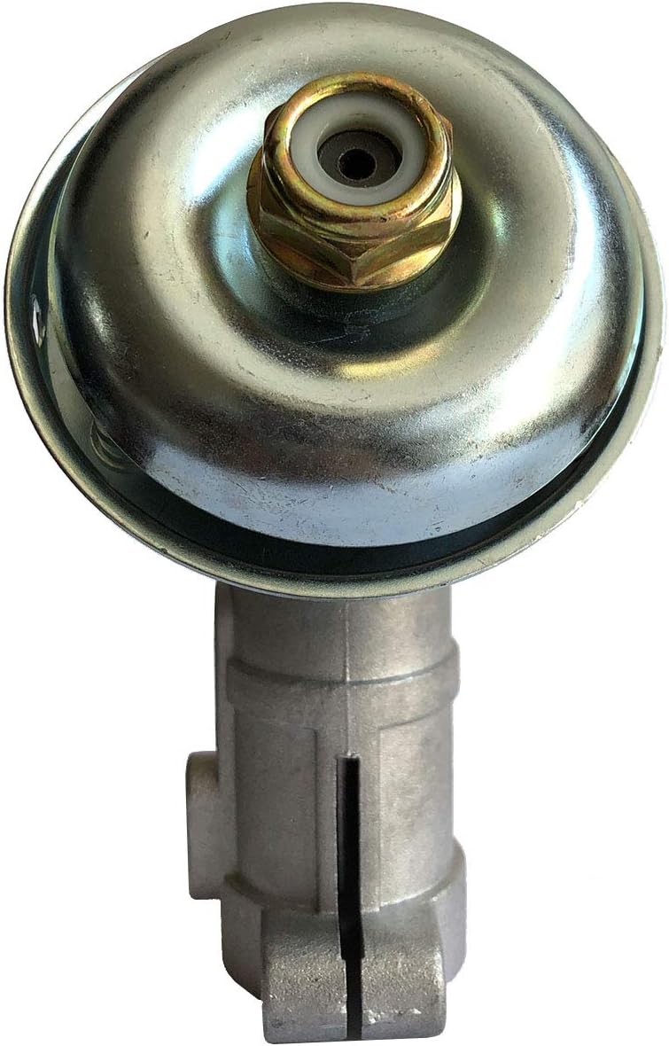 Side view of the trimmer gearbox