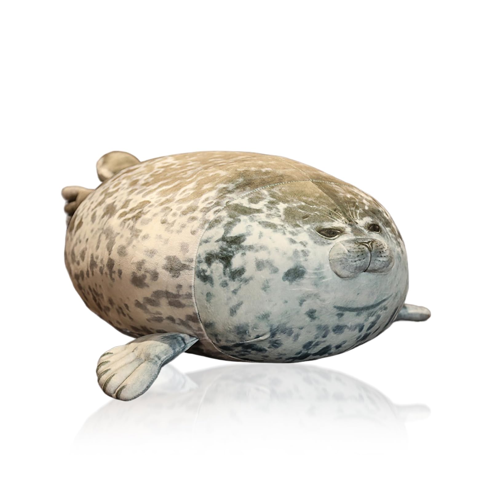 Plush Seal Pillow, Chubby Blob Seal Plush Toy, Soft Cotton Stuffed Animal Pillow (L(23.6IN))