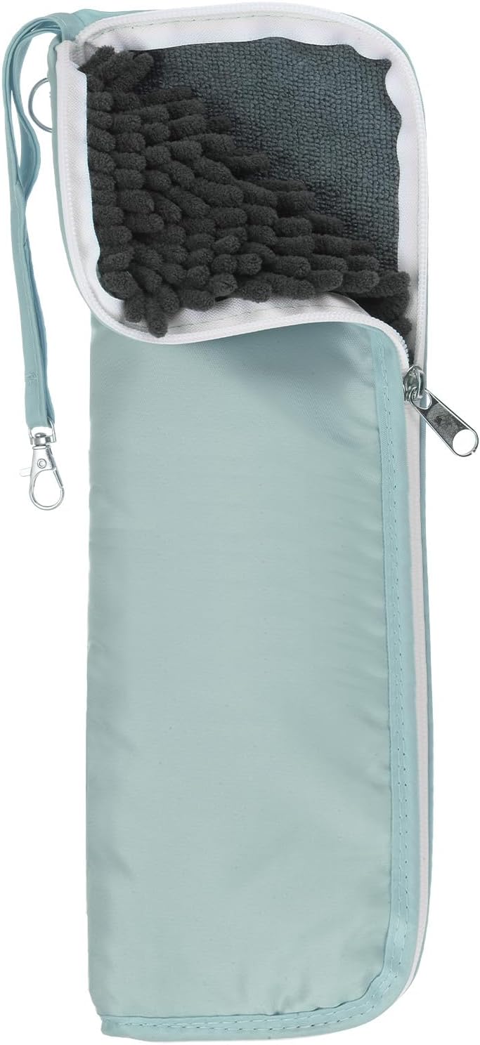 Borsa per ombrelli borsa per ombrellone da esterno in ciniglia con cerniera borsa portaoggetti Super assorbente copertura per ombrellone ad asciugatura rapida  15