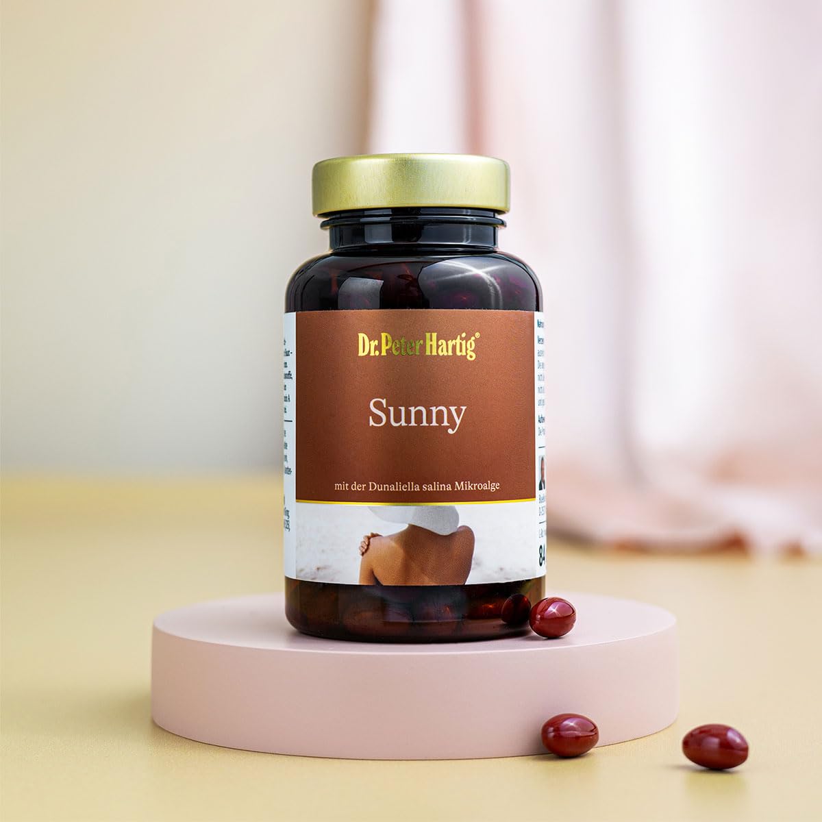 Dr. Peter Hartig Sunny – Natürliche Bräune & Hautpflege mit Karottensamenöl, Carotinoiden, Vitamin A und Folsäure – 200 Kapseln für Strahlende Haut, ohne Selbstbräuner, 100-Tage-Vorrat