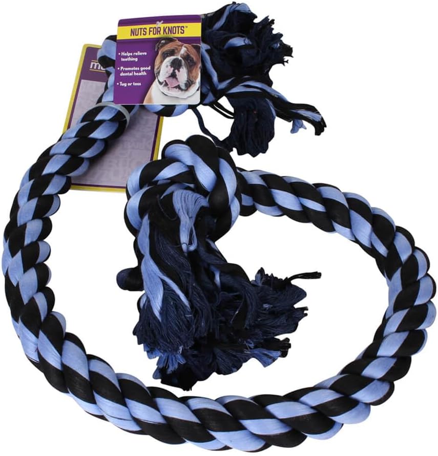 Multipet Nuts for Knots 2-Knot Jumbo 48" Rope