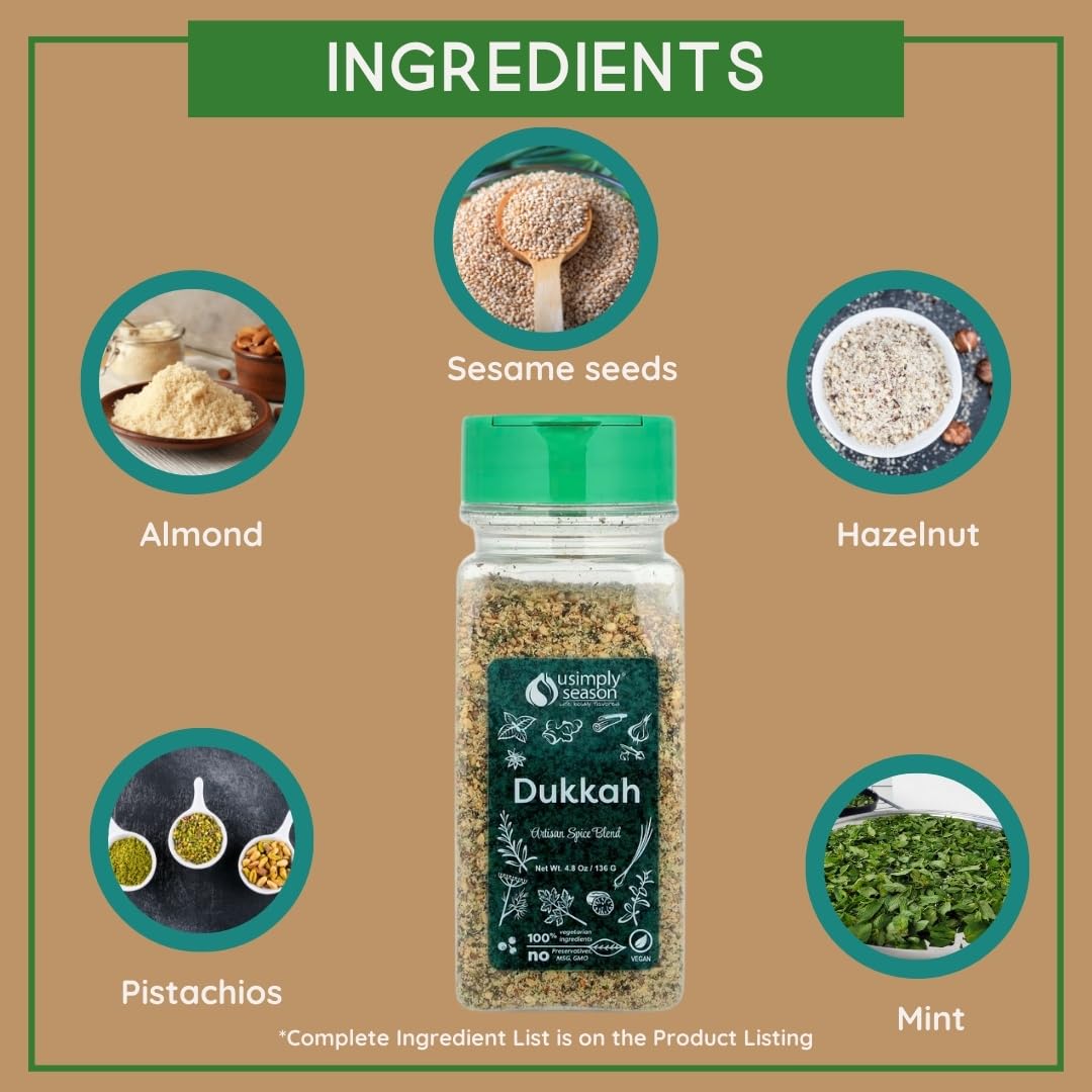 USimplySeason Przyprawa Bliskiego Wschodu (Dukkah Spice, 136 g)