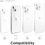 elago Compatible with iPhone 13 Case, Liquid Silicone Case, Full Body Screen Camera Protective Cover, Shockproof, Slim Phone Case, Anti-Scratch Soft Microfiber Lining, 6.1 inch (Stone)
