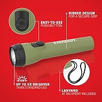 Vista 2 de Eveready Linterna LED brillante y fiable para uso general, ideal para camping, coche, emergencia tormenta apagón linterna de mano (pilas incluidas)