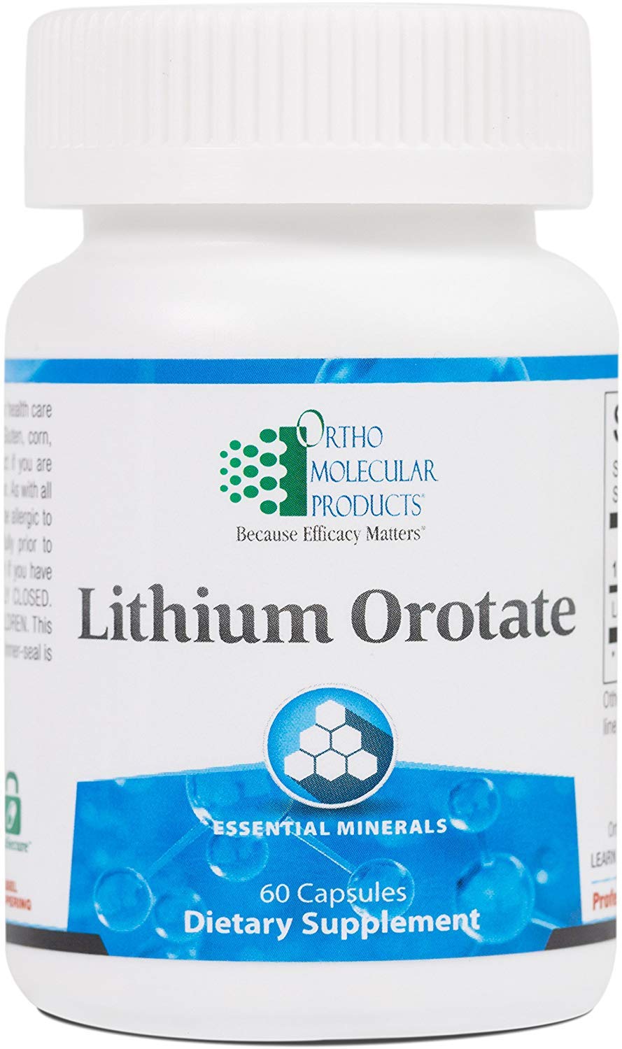 Ortho Molecular - Lithium Orotate - 60 Capsules
