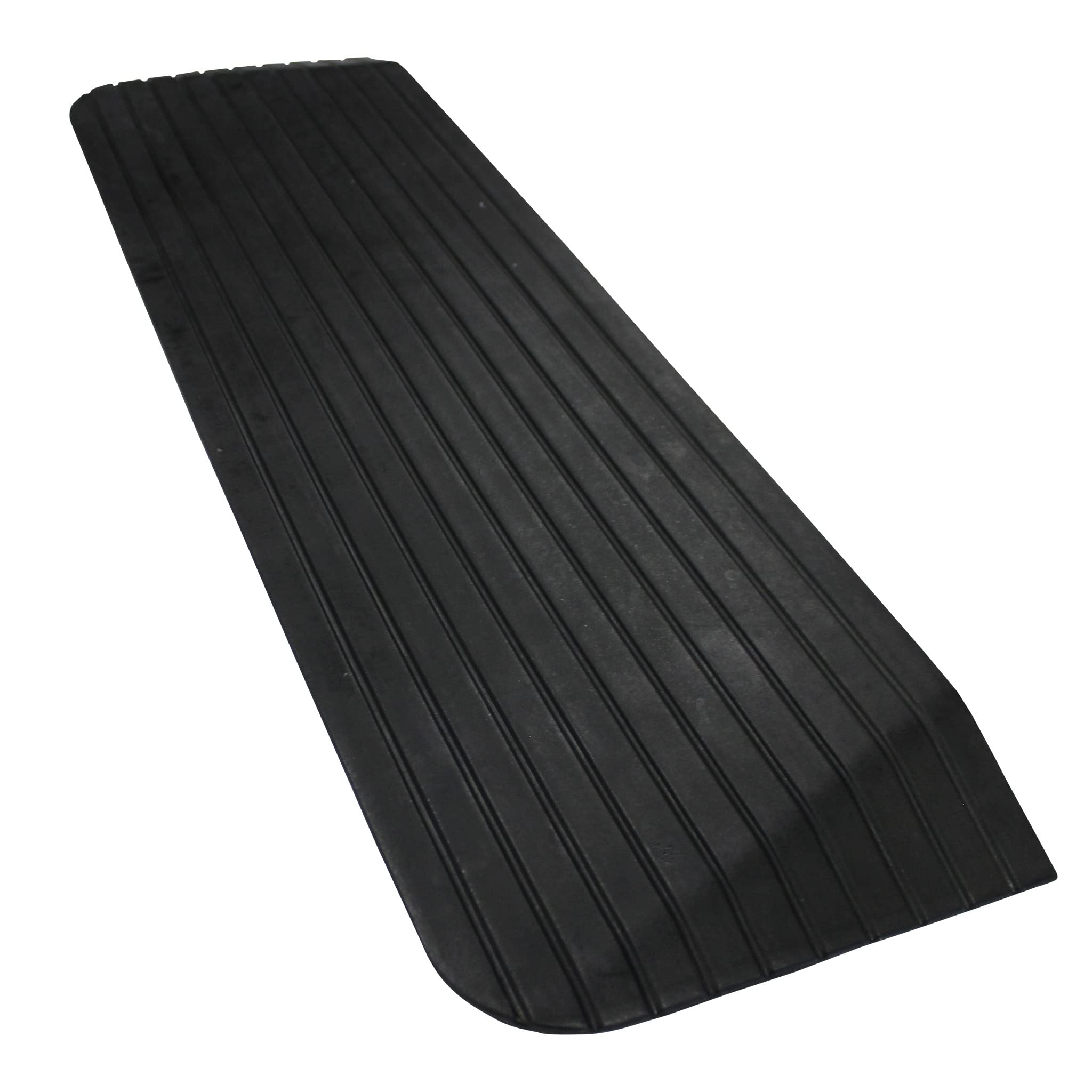 Türschwellenrampe Auffahrrampe Rollstuhl Rollator Rampe barrierefrei 4cm hoch Schwarz