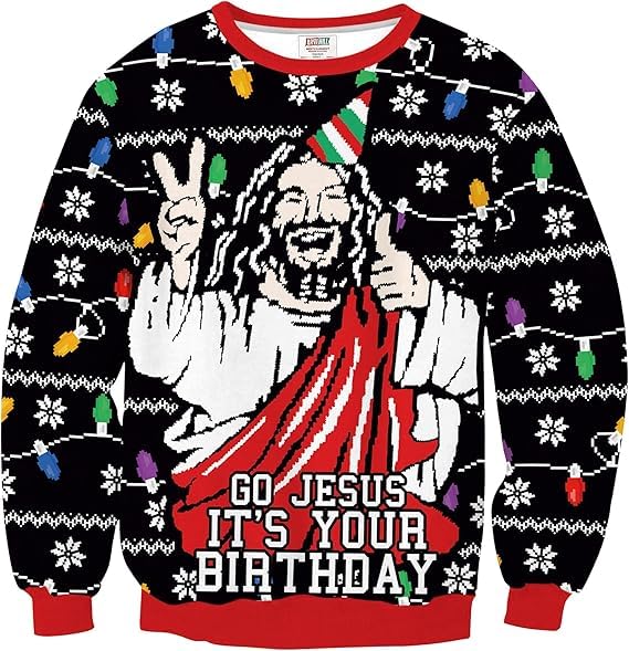 Unisex Ugly Christmas Sweatshirt Funny 3D Graphic Pullover Long Sleeve Crewneck Sweater For Women Men 1 Unisex Ugly Christmas Sweatshirt Funny 3D Graphic Pullover Long Sleeve Crewneck Sweater For Women Men