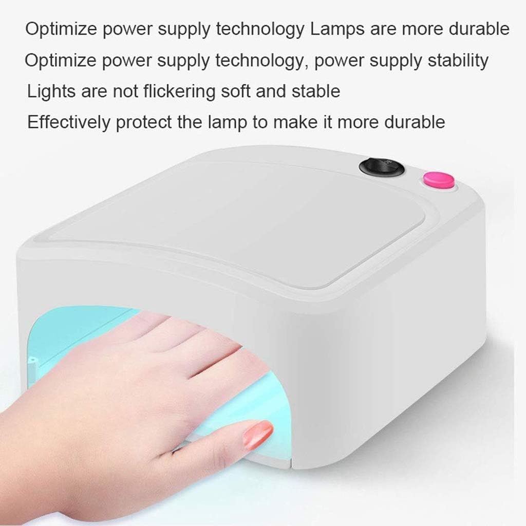 Nail Phototherapy Machine，36 Watt Nail Dryer Nail Lamp for Gel with 120 Timers Nail Art Gel Light Rechargeable