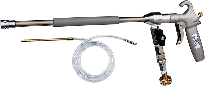 Guardair 79WGD Syphon Water Jet Cleaning Gun Kit 3-Mode Spray w/ 12" Stainless Steel Extension, Precision Control, 6 Feed Tube with Brass Sinker