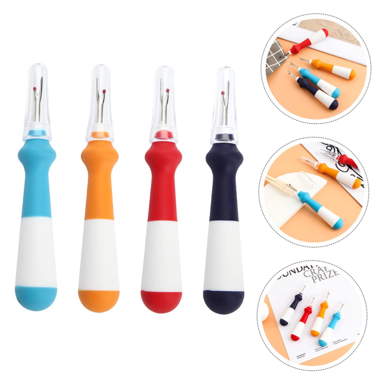 Artibetter 5 Sätze Teiliges Nahttrenner Schwerlast Fadenschneider Mit Ergonomischem Griff Für Präzises Nähen Und Handarbeiten Langlebig Und rutschfest Für Garn Und DIY Projekte 4 Stück * 5
