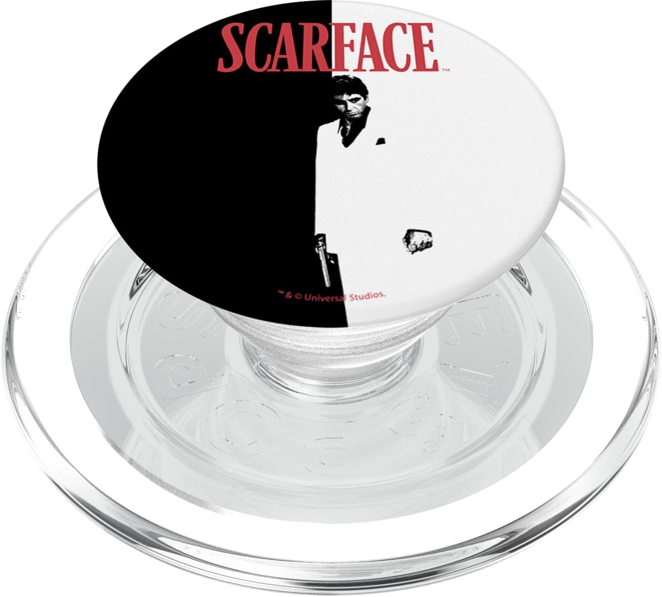 Scarface Split Movie Logo Poster PopSockets MagSafe PopGrip for iPhone