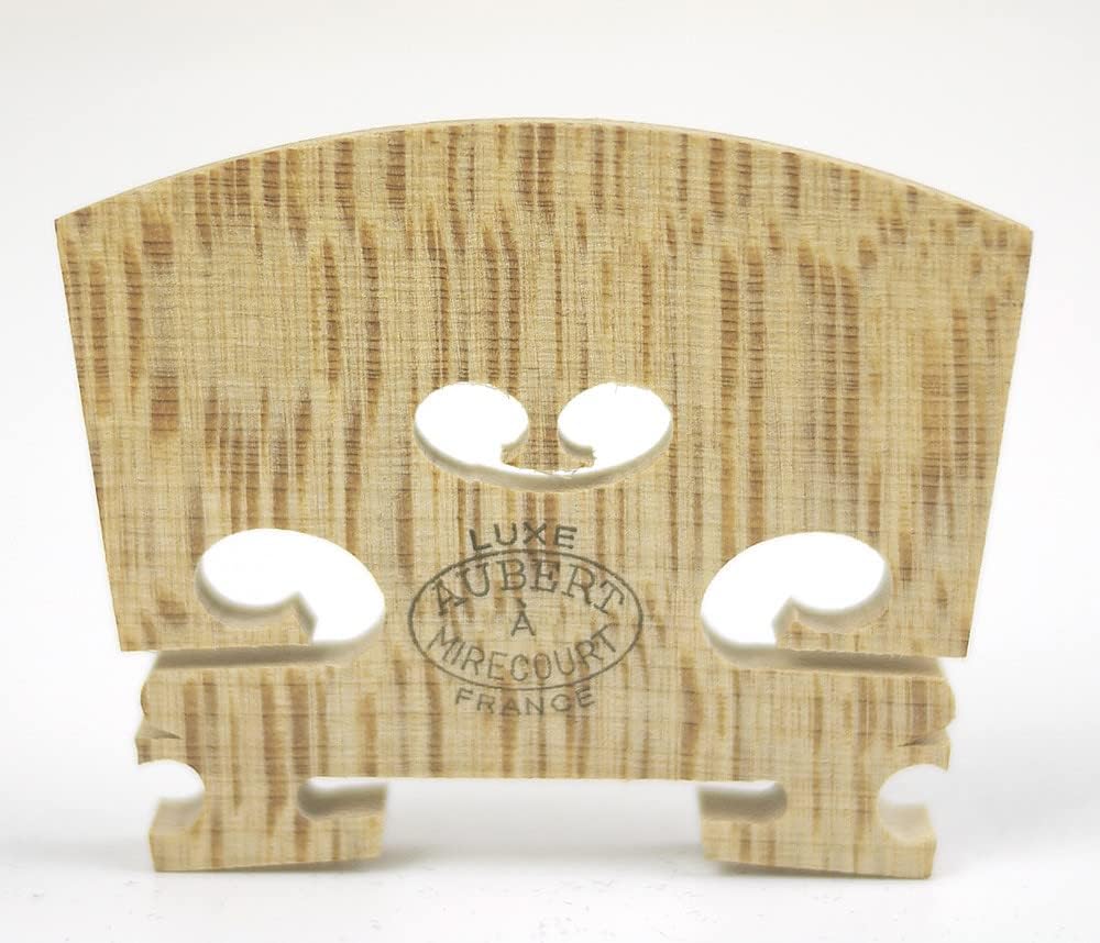 Classic Music Genuine Aubert "Luxe" Violin Bridge for 4/4 violin