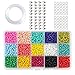 Produktbild Seed Beads 9000 Stück Glas-Rocailles mit Organizer-Etui und 1 Rolle Kristall Elastic Line für Perlen, Armbänder, Nähen, Schlüsselanhänger und Kinderschmuck